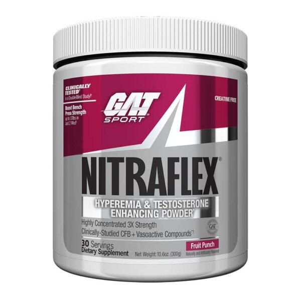 GAT Nitraflex Pre Workout – 300 Grams/30 Servings