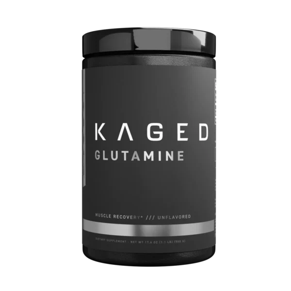 Kaged Glutamine - Essential Amino Acid for Muscle Recovery Product Packaging