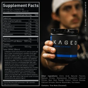 Kaged Hydra Charge - Advanced Hydration and Electrolyte Formula Supplement Facts