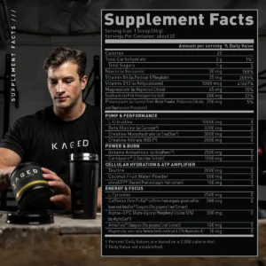 Kaged Ferodrox Testosterone Support Supplement - Boost Your Vitality Naturally Supplement facts