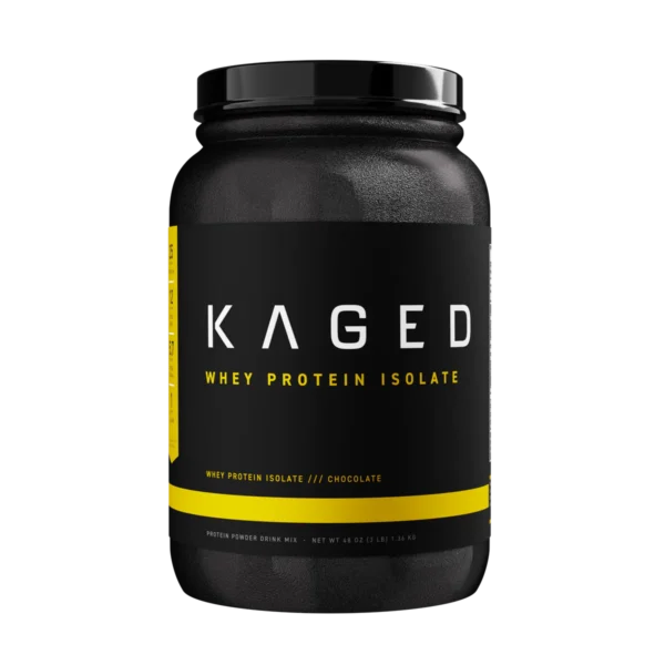 Kaged Whey Protein Isolate - Pure and Fast-Absorbing Protein Source Product Packaging