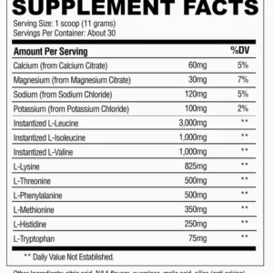 CONDEMNED LABZ Confined EAA + BCAA 30 Servings