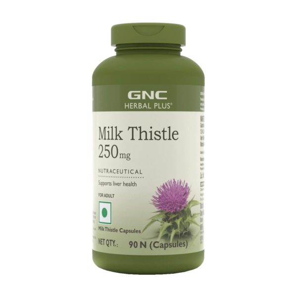 GNC Herbal Plus Milk Thistle | 90 Capsules