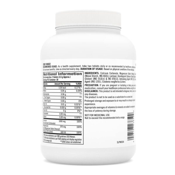 GNC Calcium Plus 1000mg with Magnesium and Vitamin D3 Cap - 60 Tabs