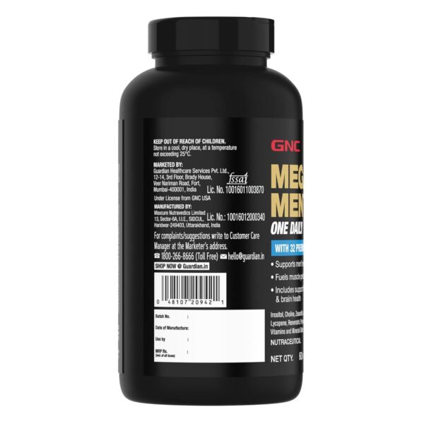 GNC Mega Men One Daily – 30 Tabs