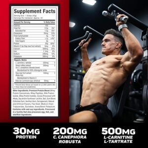 MuscleTech Performance Series NitroTech Ripped - 1.81 Kg (3.9 Lb) Supplement Facts