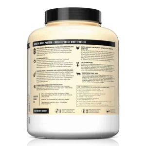 Avvatar 100% Performance Whey 2 Kg Malai Kulfi Flavour Back