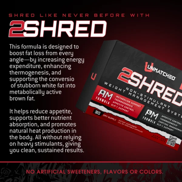 Unmatched 2Shred, Combo 30 Servings Info