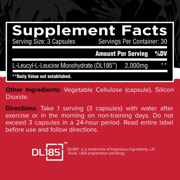 Unmatched Dileucine Supplement Information