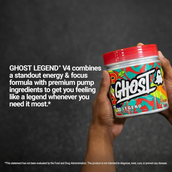 GHOST Legend v4 Pre-Workout Powder - 30 Servings features