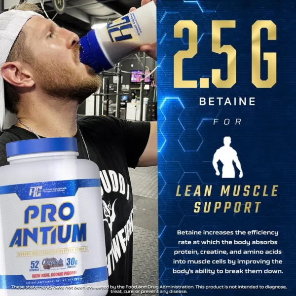 RONNIE COLEMAN Pro-Antium Multifaceted Protein Ingredients