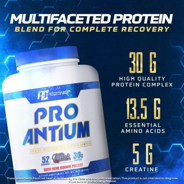 RONNIE COLEMAN Pro-Antium Multifaceted Protein infor