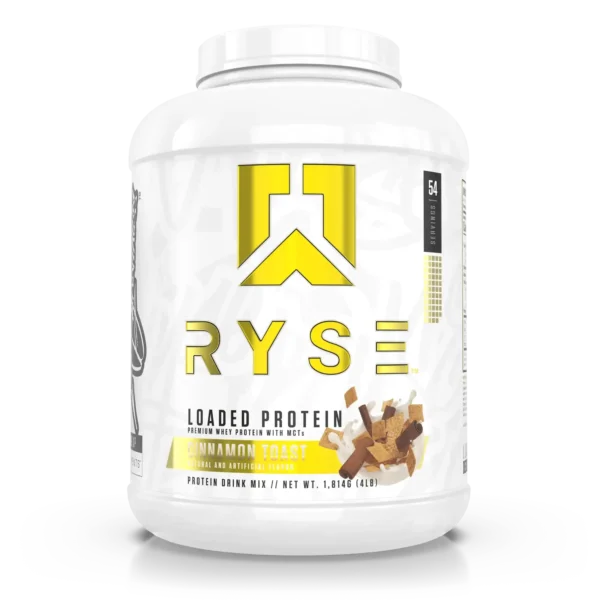 Ryse Loaded Protein, 2.3 Lbs 27 Servings Cinnamon Toast