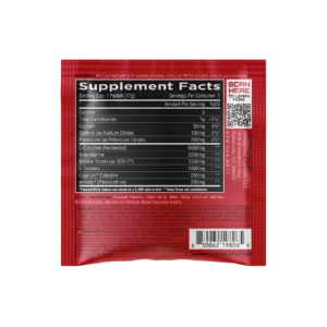 Unmatched Outlier Pre Workout Sample Back
