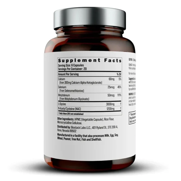 BioStack GlyNAC+ 120 Capsules_4