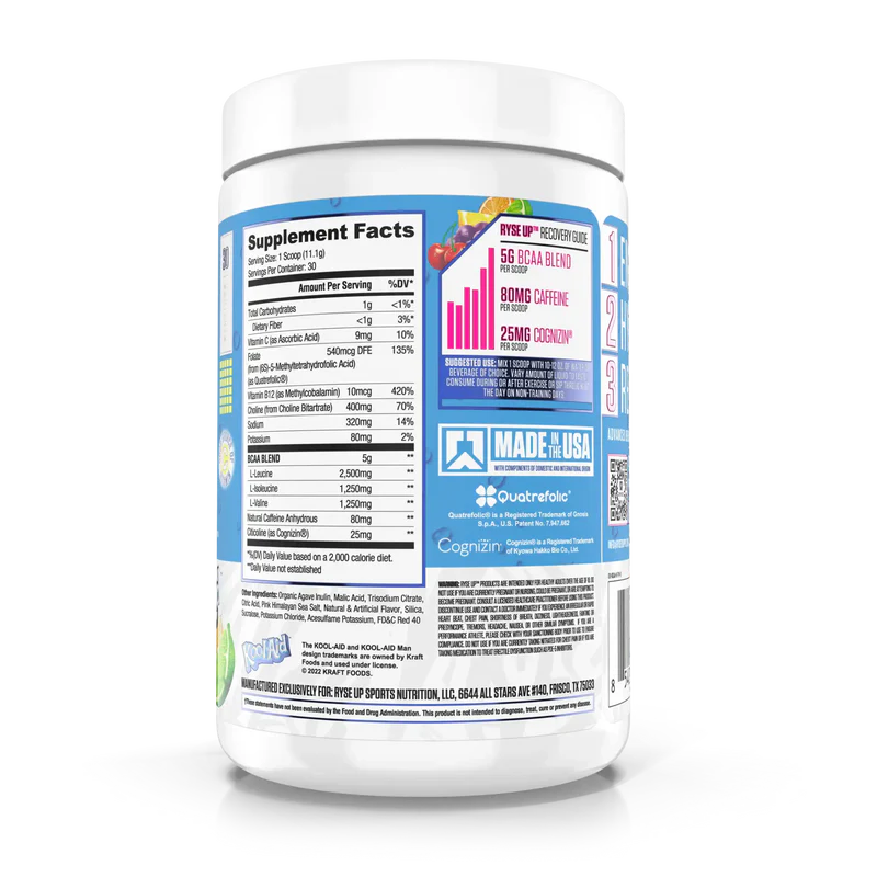 Ryse Core Series BCAA, 30 Servings - Image 3