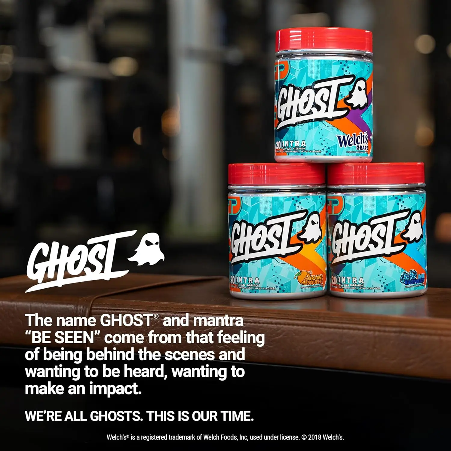 GHOST INTRA EAA BCAA HYDRATION, 430G_stack