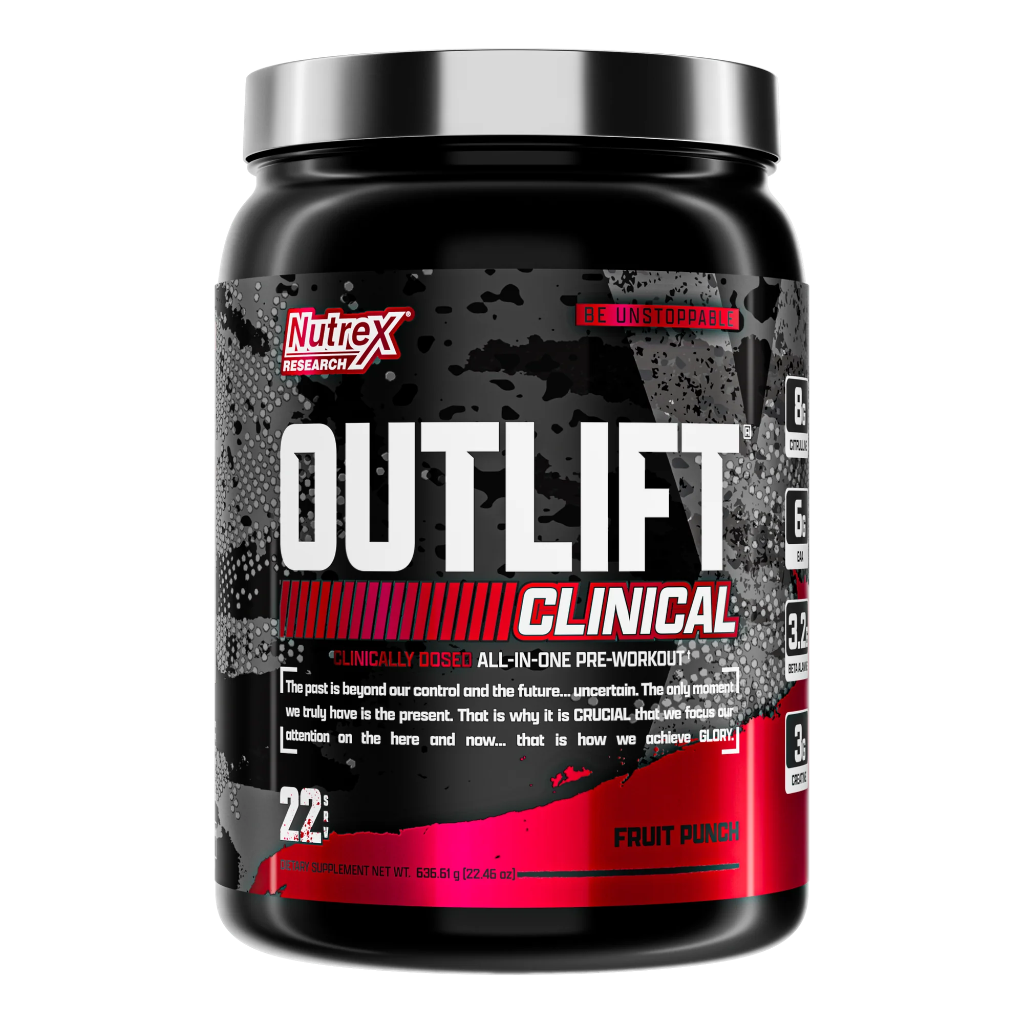 Nutrex Research Outlift Clinical, 22.18 oz (628.9 g) Fruit Punch