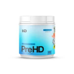 HD MUSCLE PreHD Essential Pre Workout Formula, 25 Servings Blue Raspberry
