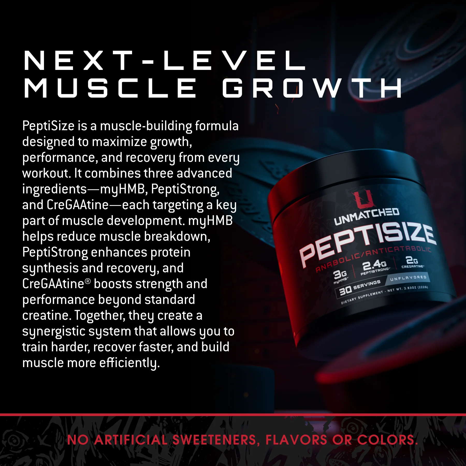 Unmatched Peptisize 30 Servings info
