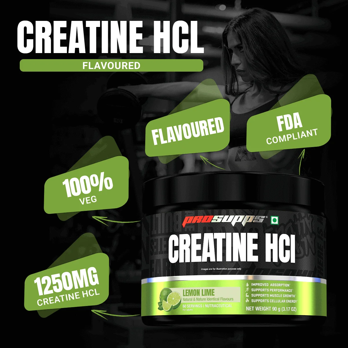 Prosupps Creatine HCL Features