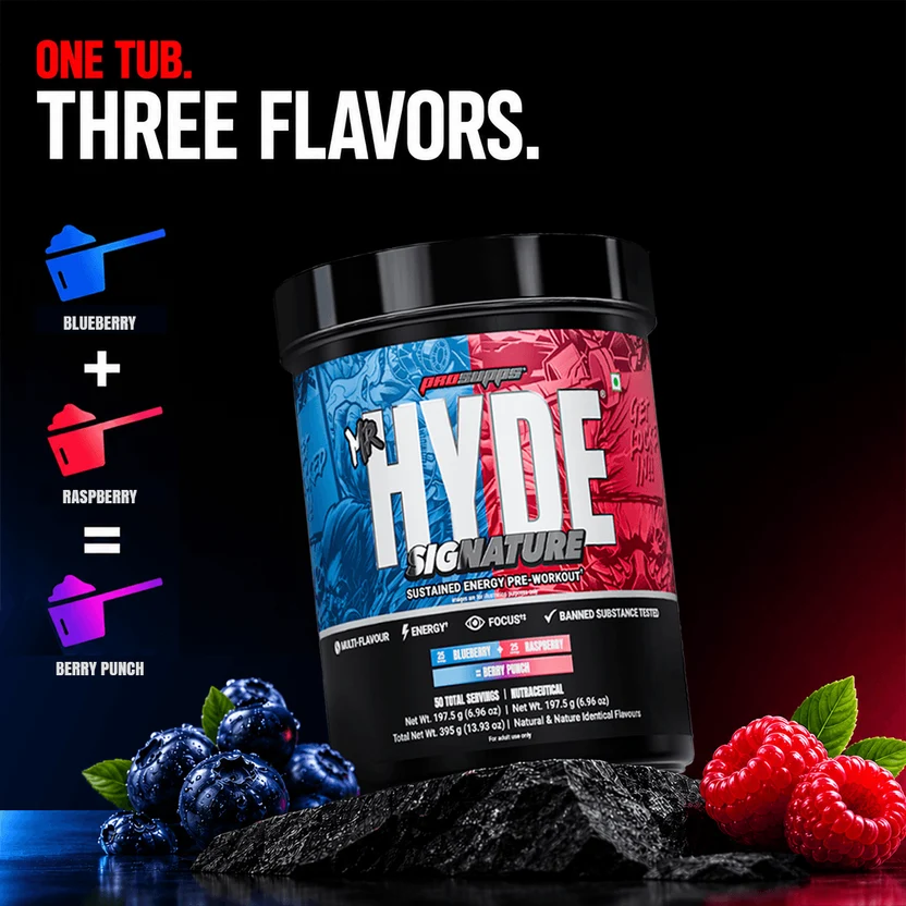 Prosupps Hyde Signature Pre Workout Dual Tub Flavor