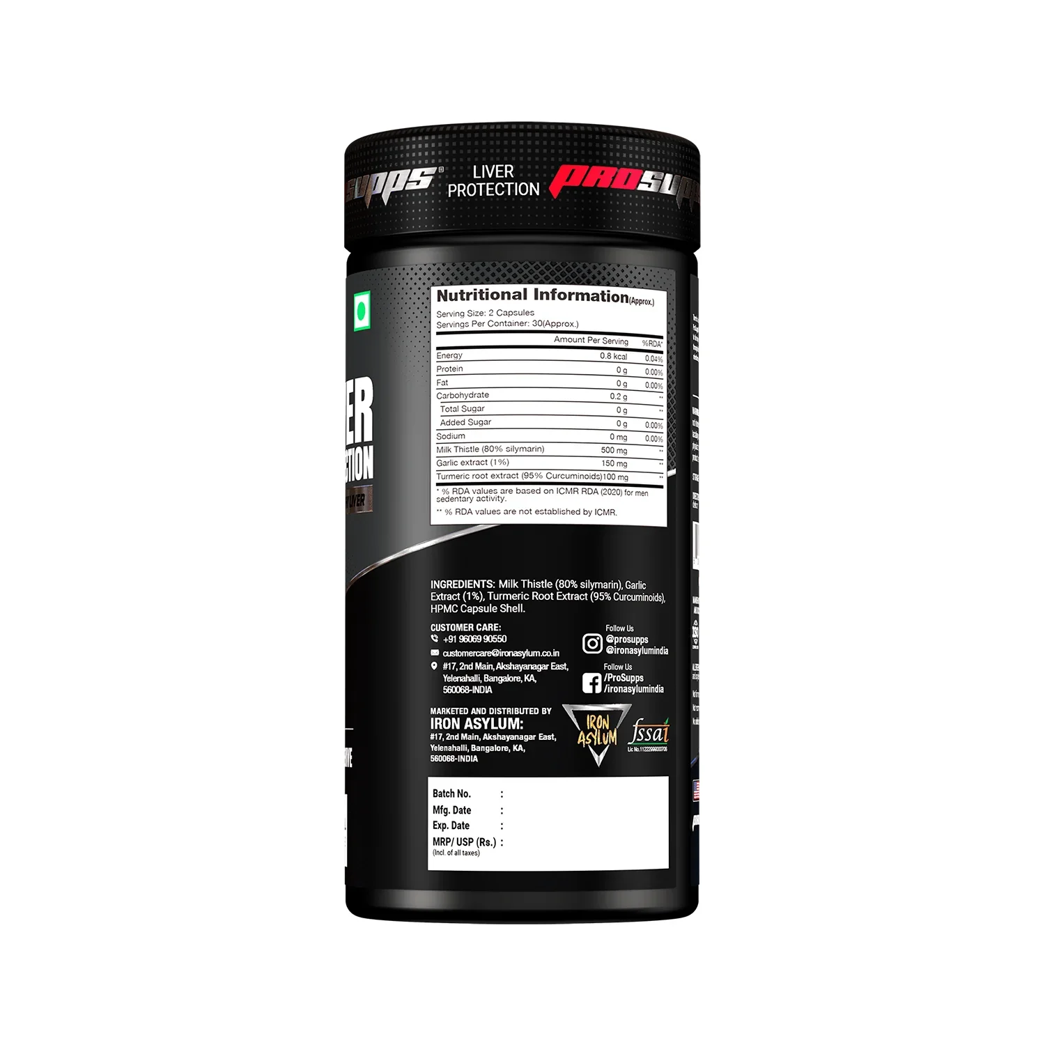 Prosupps Liver Protection Caps side